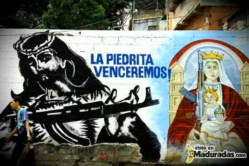 Violencia en venezuela calles Jesus armado